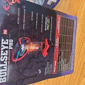 Bullseye Pro Rechargeable Tire Inflator